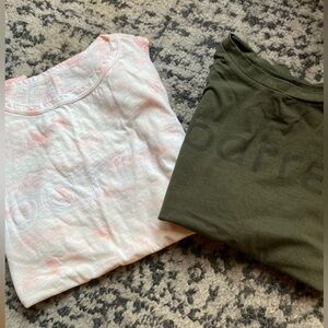 Two pack barre 3 shirts both are xs